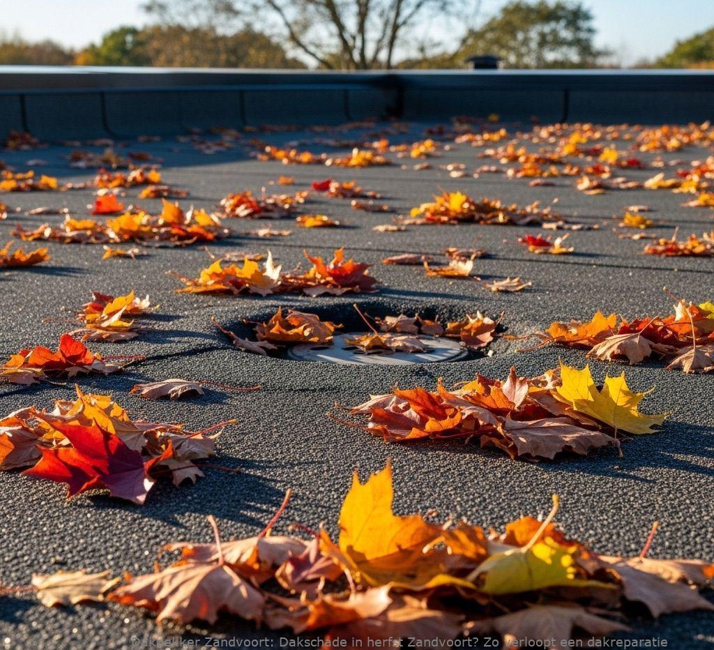 Dakschade In Herfst Zandvoort